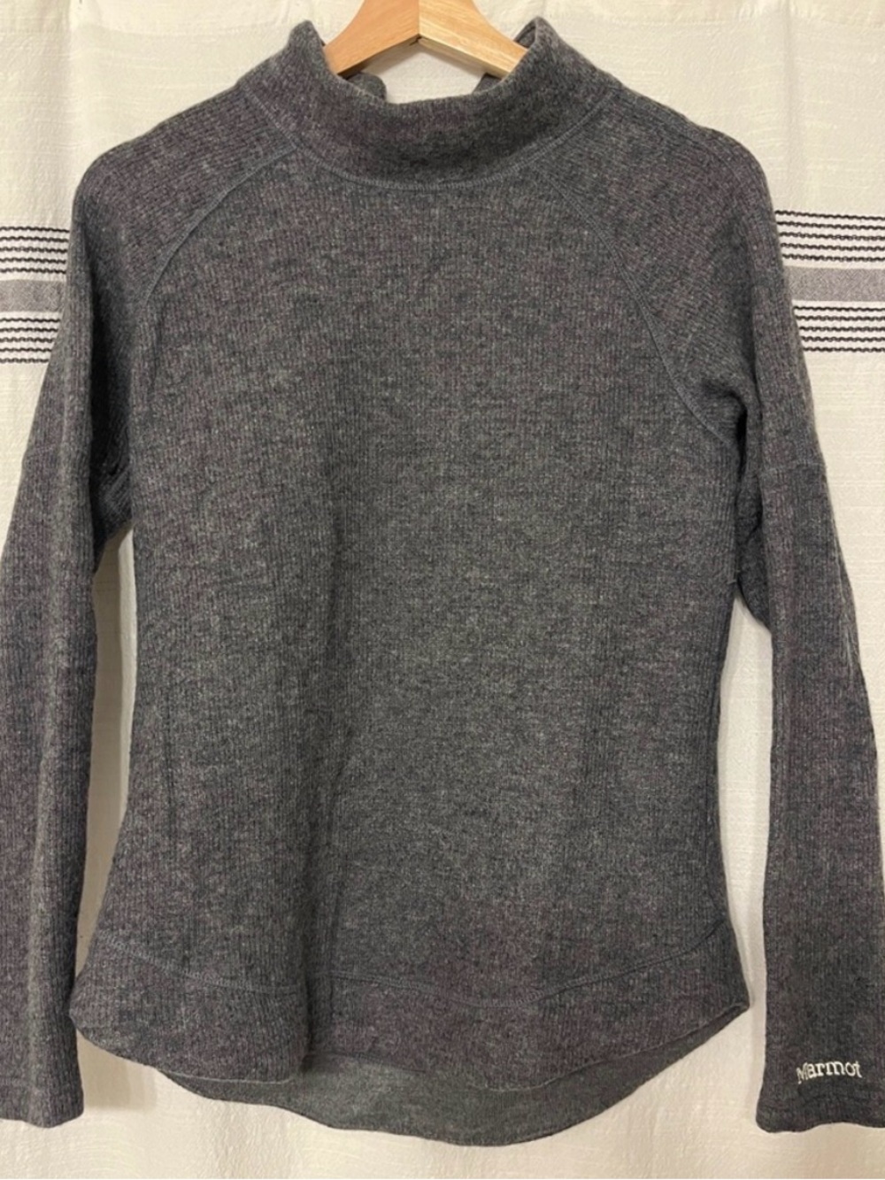 Marmot Women's Charcoal Gray Turtleneck Sweater